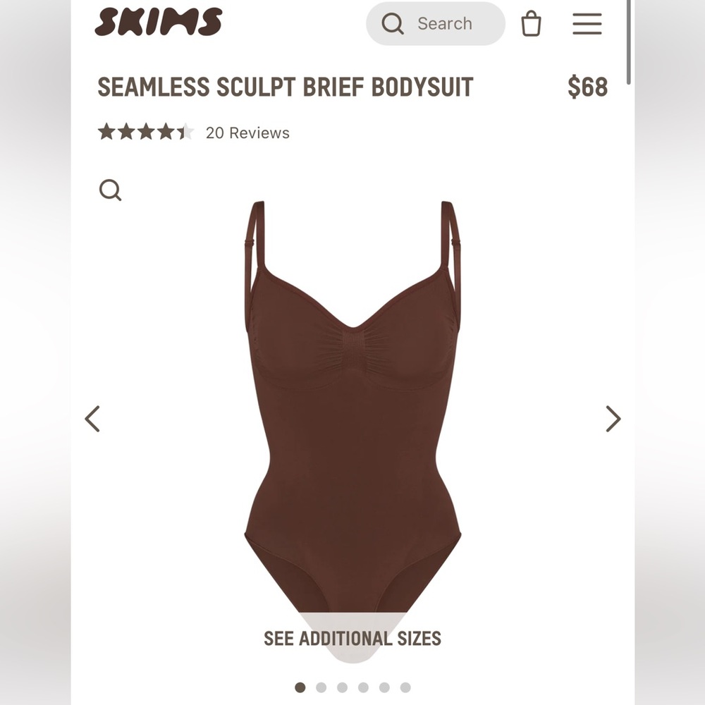Skims Seamless Sculpt Brief S/M